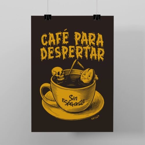 PÓSTER CAFÉ PARA DESPERTAR