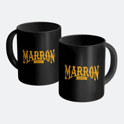 Taza marrón