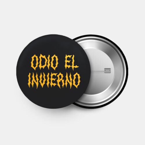 ODIO EL INVIERNO - Pin