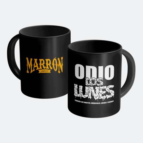 Taza odio los lunes