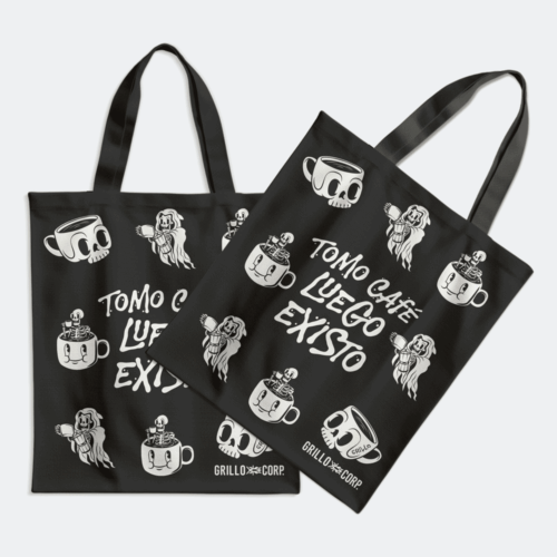TOTE BAG TOMO CAFÉ LUEGO EXISTO